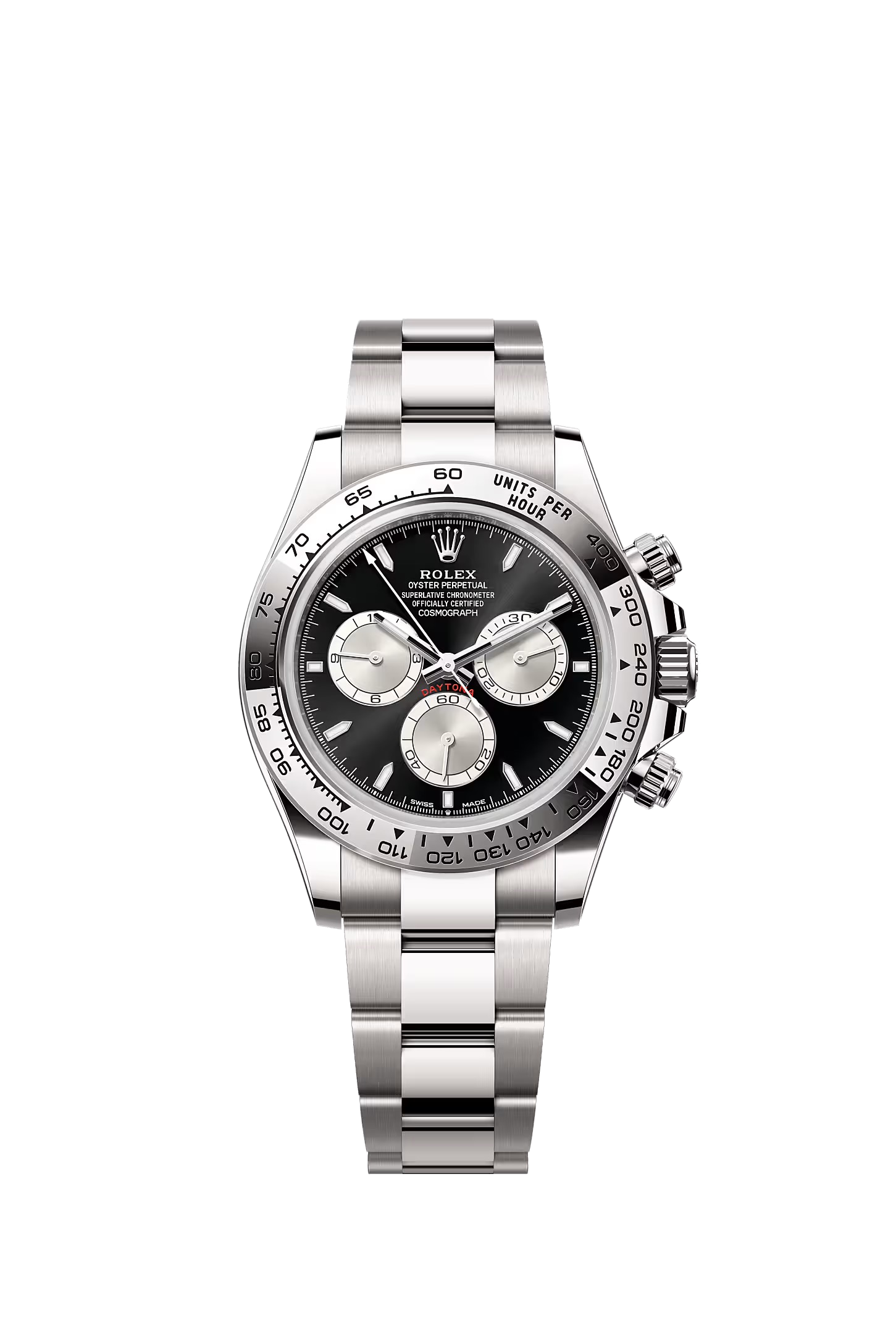 Rolex Cosmograph Daytona white gold black dial 126509