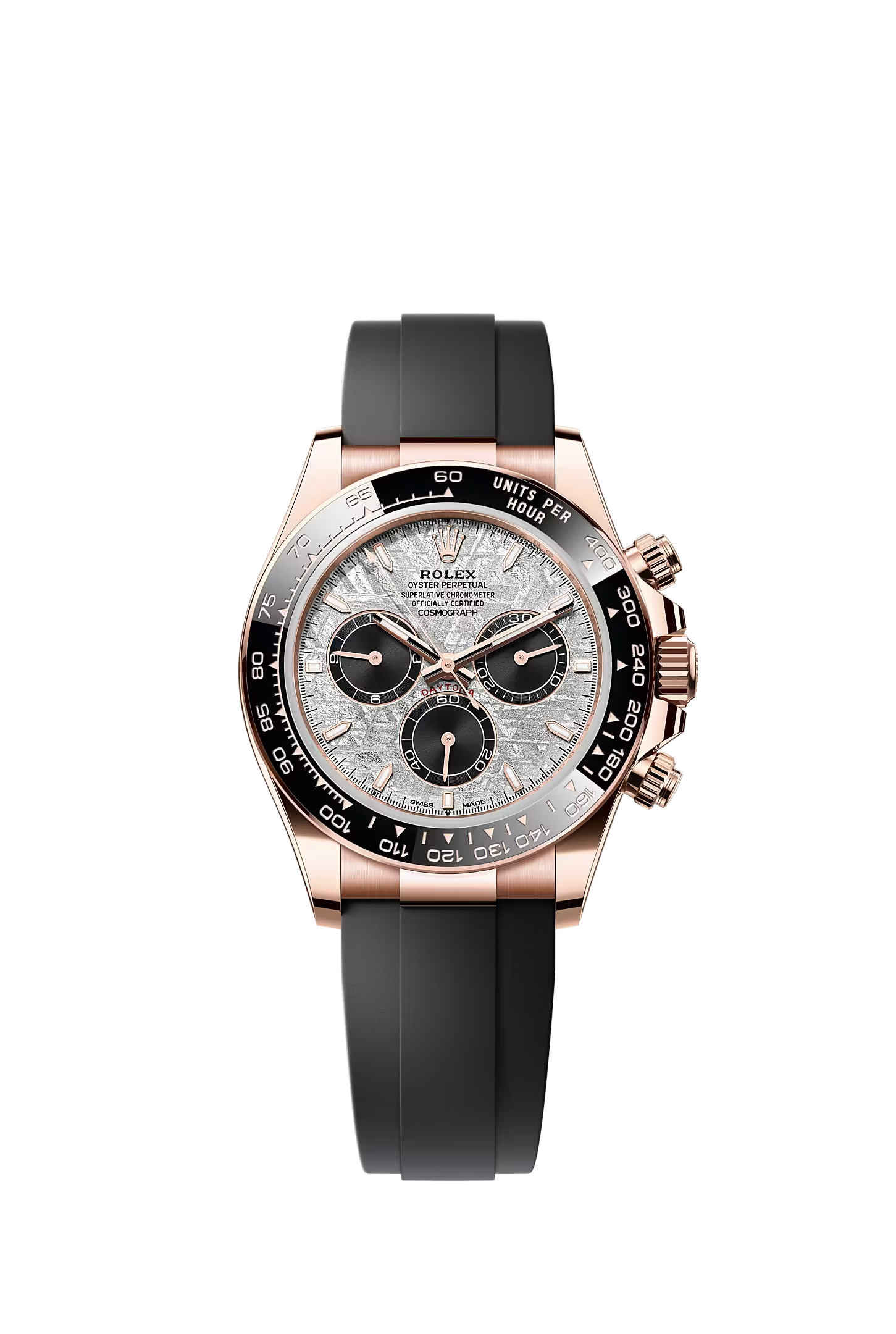 Rolex Cosmograph Daytona Everose meteorite dial Oysterflex 126515LN