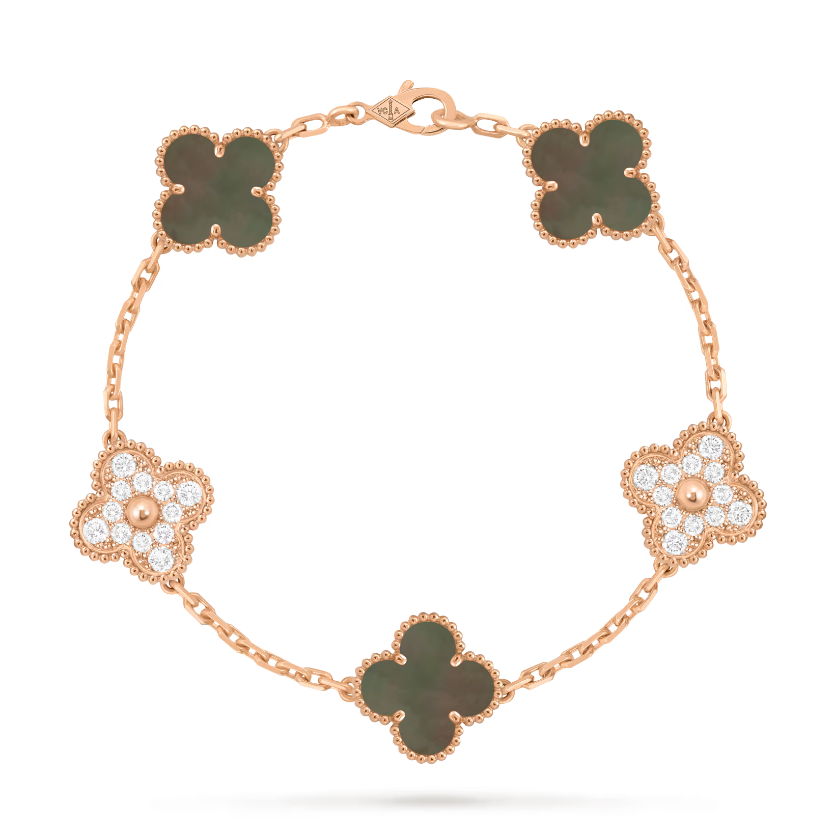 5 Motif Bracelet, 2 Diamond