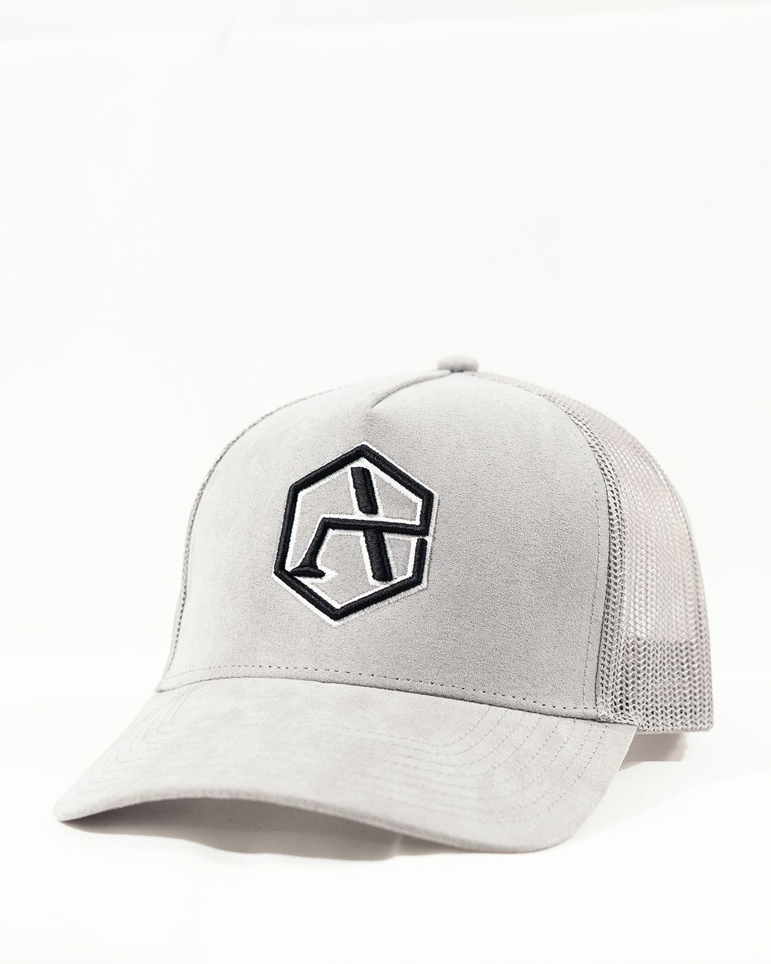 TRUCKER HAT SUEDE GREY