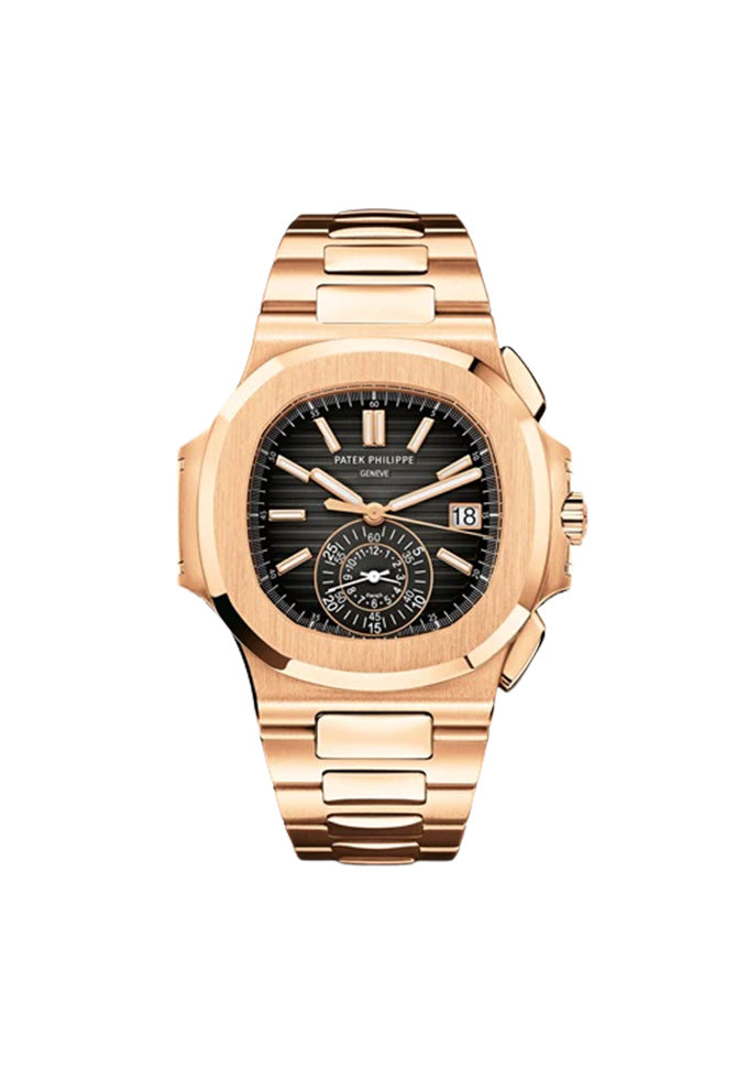 Patek Philippe Nautilus 5980/1R-001, 18K RG, Black Dial, 40mm