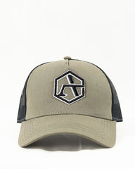 TRUCKER HAT KHAKI/BLACK