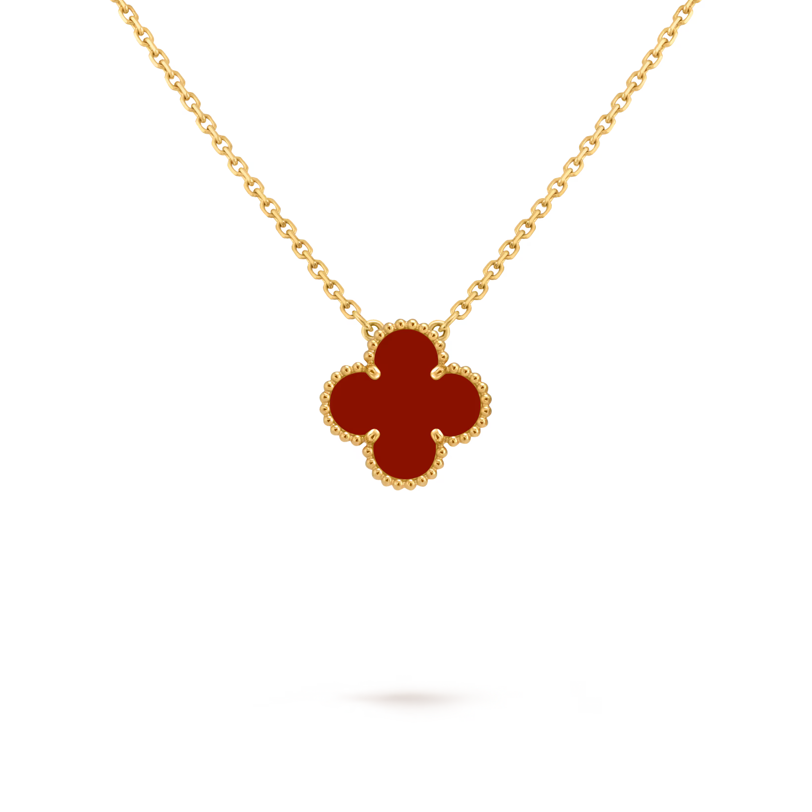 Single Motif Necklace Yellow Gold