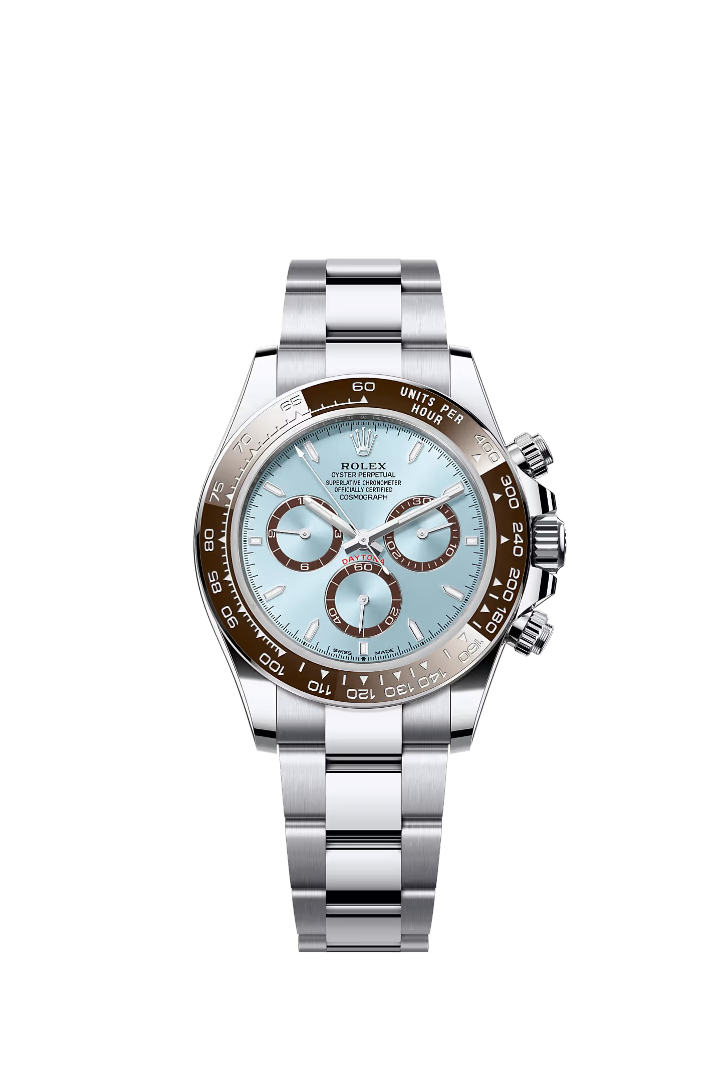 Rolex Cosmograph Daytona platinum ice blue dial 126506