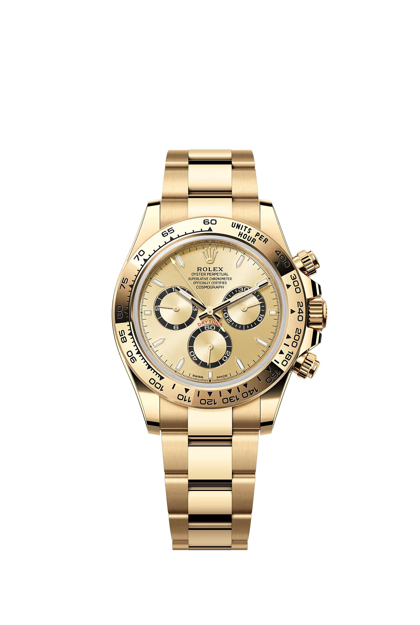 Rolex Cosmograph Daytona yellow gold champagne dial 126508