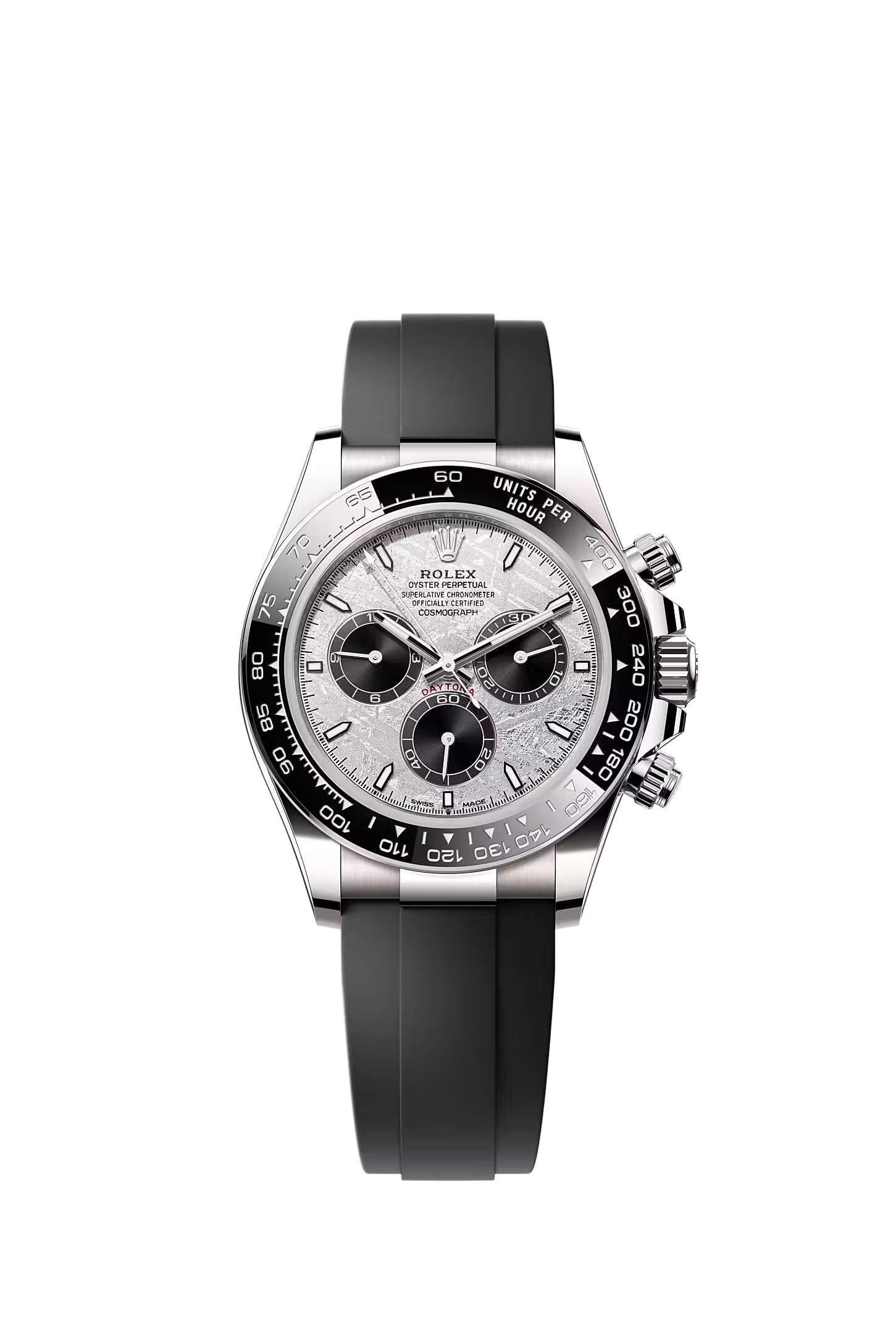 Rolex Cosmograph Daytona white gold meteorite dial Oysterflex 126519LN