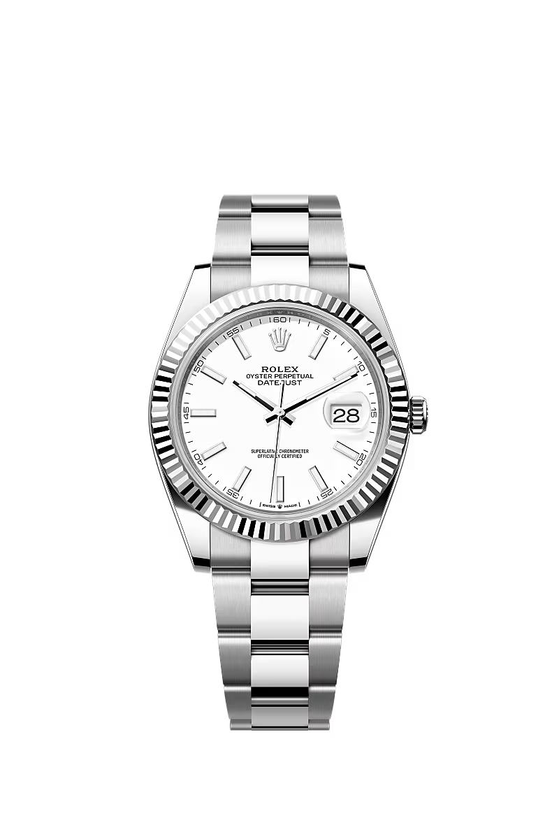 ROLEX DATE-JUST WHITE DIAL