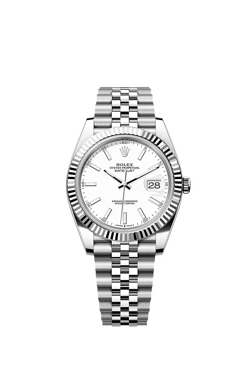 ROLEX DATE-JUST WHITE DIAL