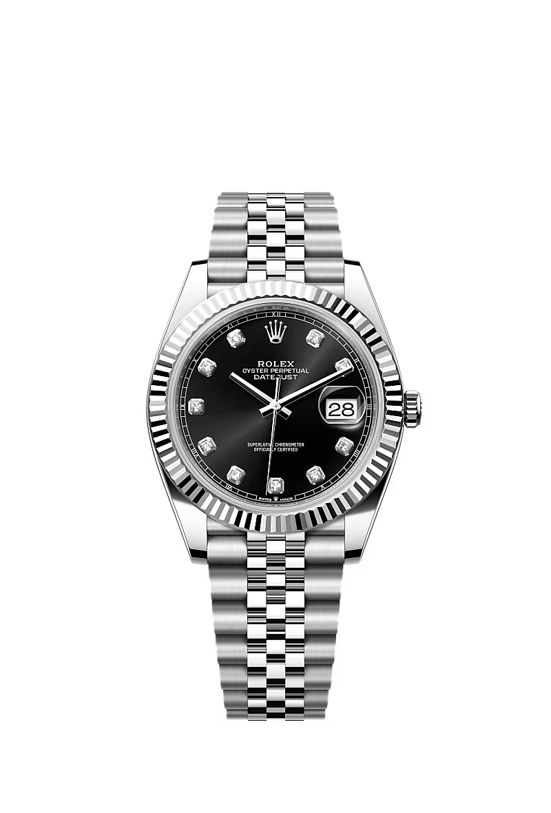 ROLEX DATE-JUST BLACK DIAMOND