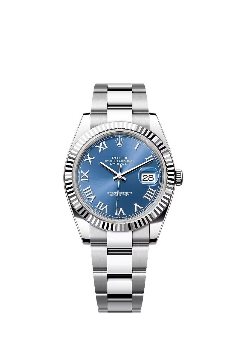 ROLEX DATE-JUST AZZURO DIAL