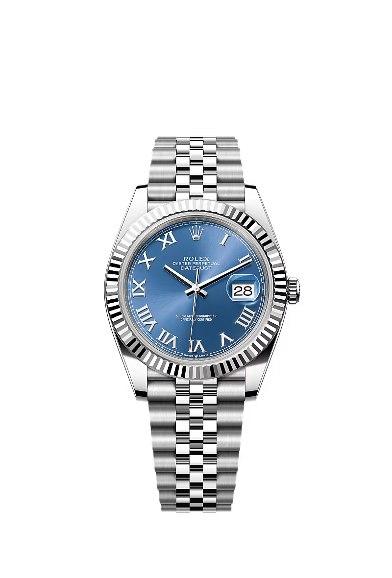 ROLEX DATE-JUST AZZURO DIAL