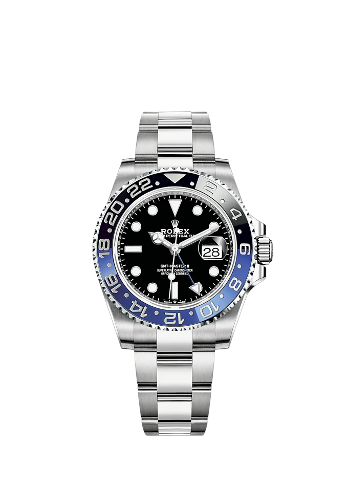 Rolex GMT-Master II Batman 126710BLNR steel black dial Oyster