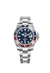 ROLEX GMT-MASTER II "PEPSI' BLUE DIAL WHITE GOLD 126719BLRO