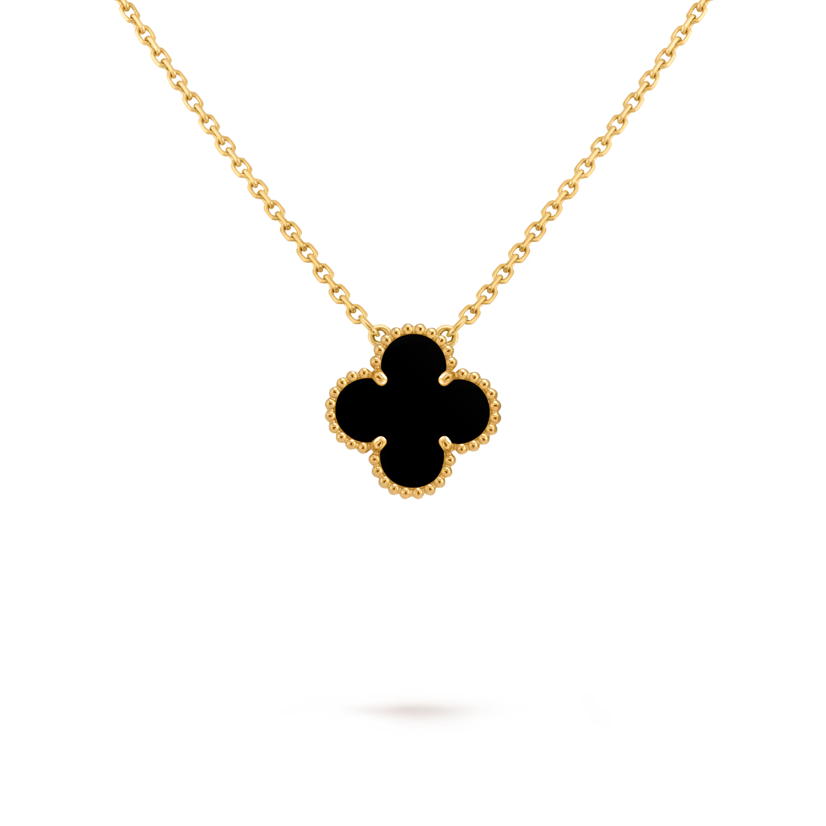 Single Motif Necklace Yellow Gold